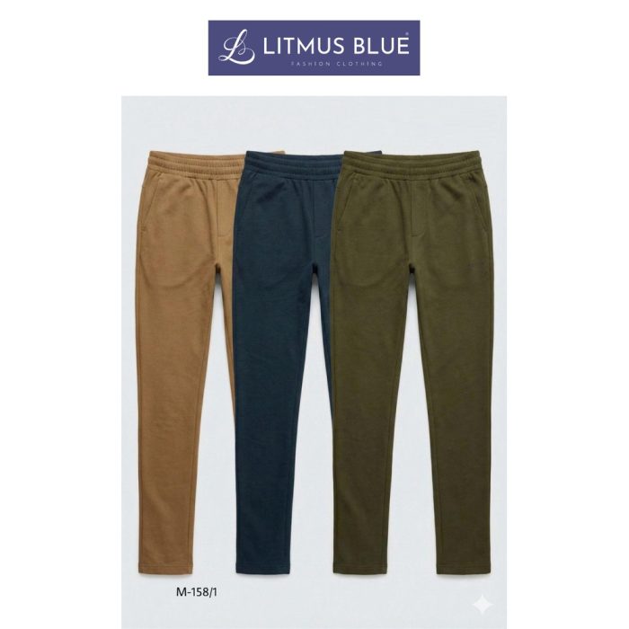 Whiteline Men's Premium Cotton Track Pants | Regular Fit Casual Lounge Pants | M-158/1