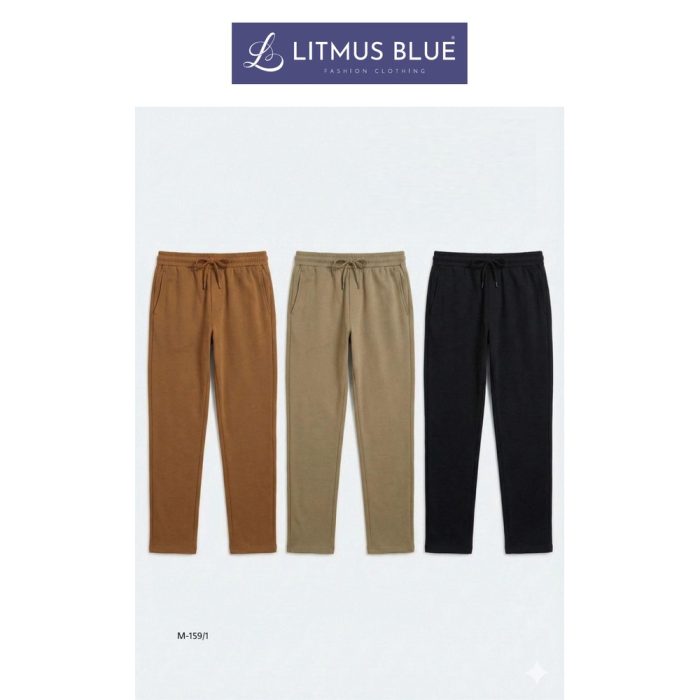 Whiteline Men's Premium Cotton Lounge Track Pants | Regular Fit Drawstring Casual Pants | M-159/1