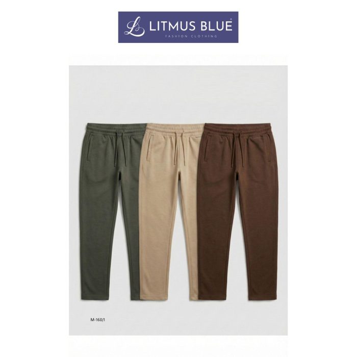 Whiteline Men's Premium Cotton Drawstring Track Pants | Regular Fit Casual Lounge Pants | M-160/1