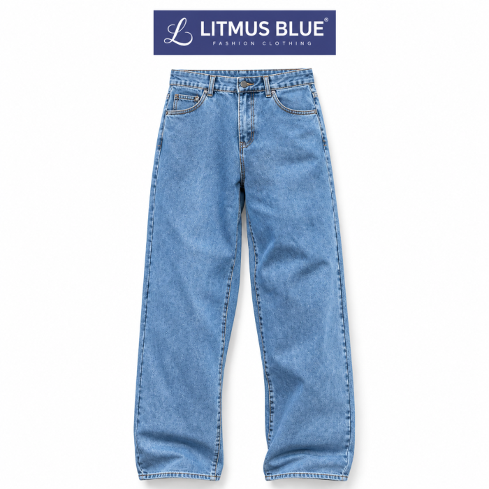 Men’s Light Blue Regular Fit Jeans | Casual Denim Wear