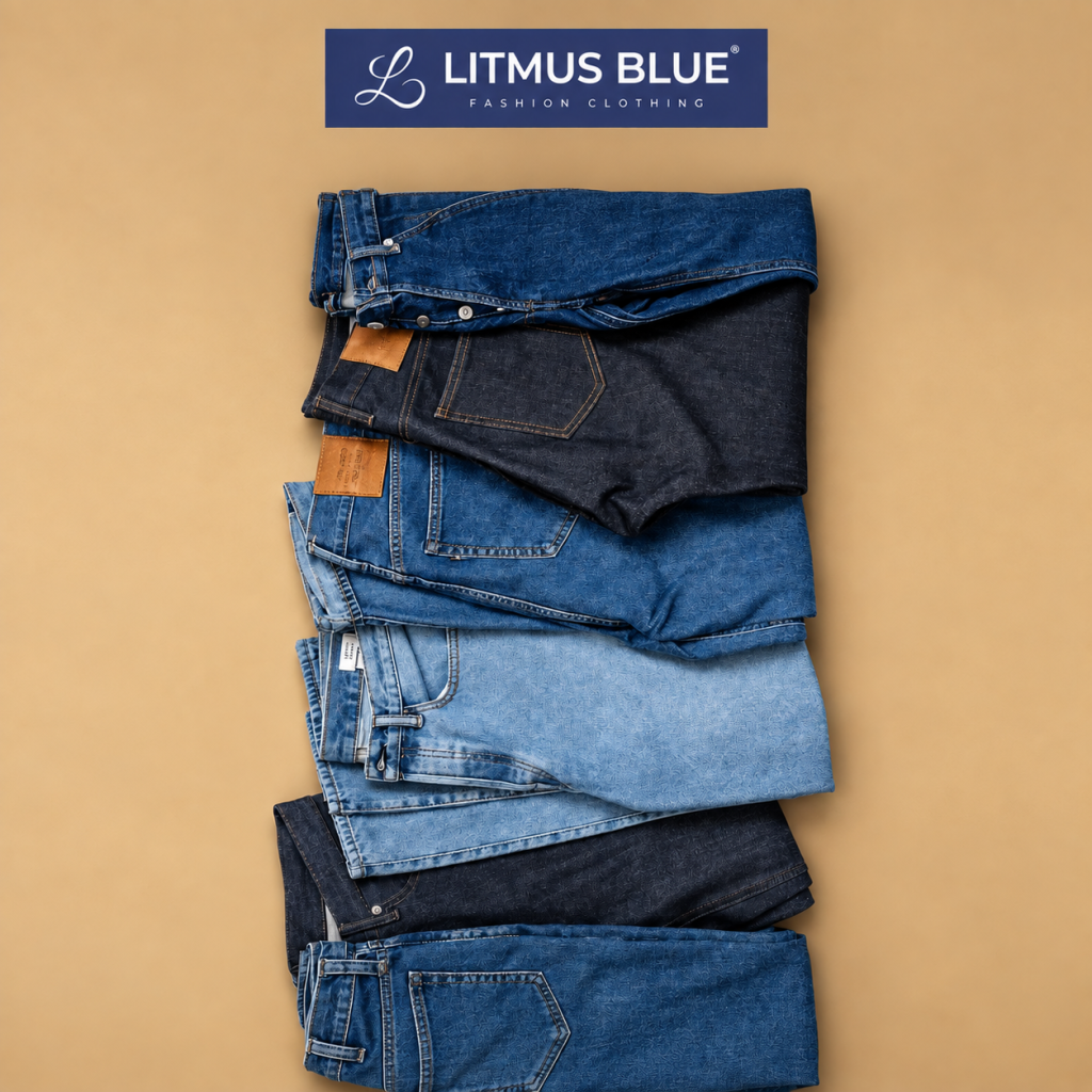 Men’s Denim Jeans Collection | Classic Blue & Dark Wash Jeans